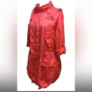 Coach Watermelon Coloured Windbreaker/Anorak Size Medium